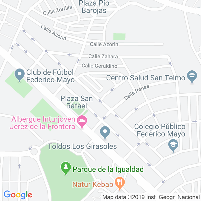 Código Postal calle Canarias en Jerez de la Frontera