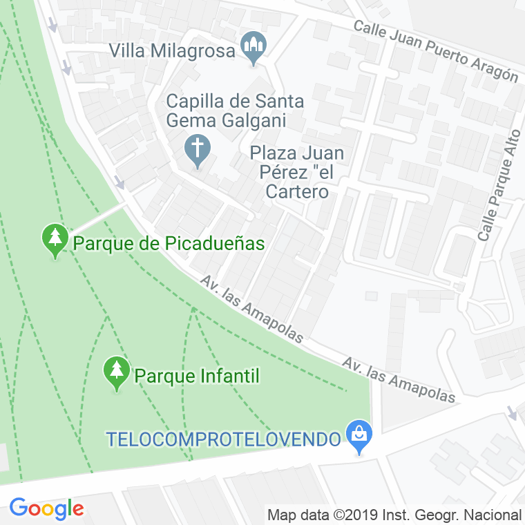 Código Postal calle Crisantemo en Jerez de la Frontera