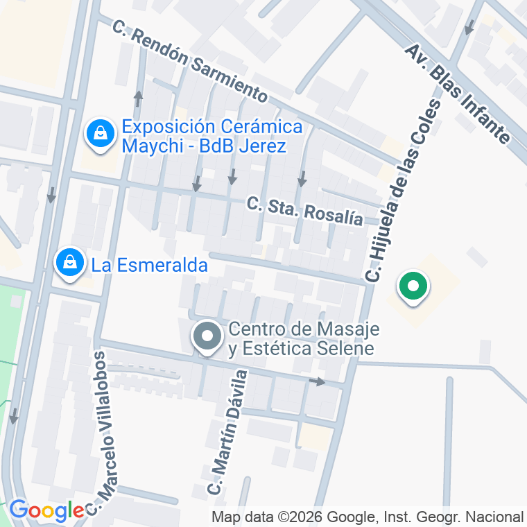 Código postal de Joaquin Portillo en Jerez de la Frontera
