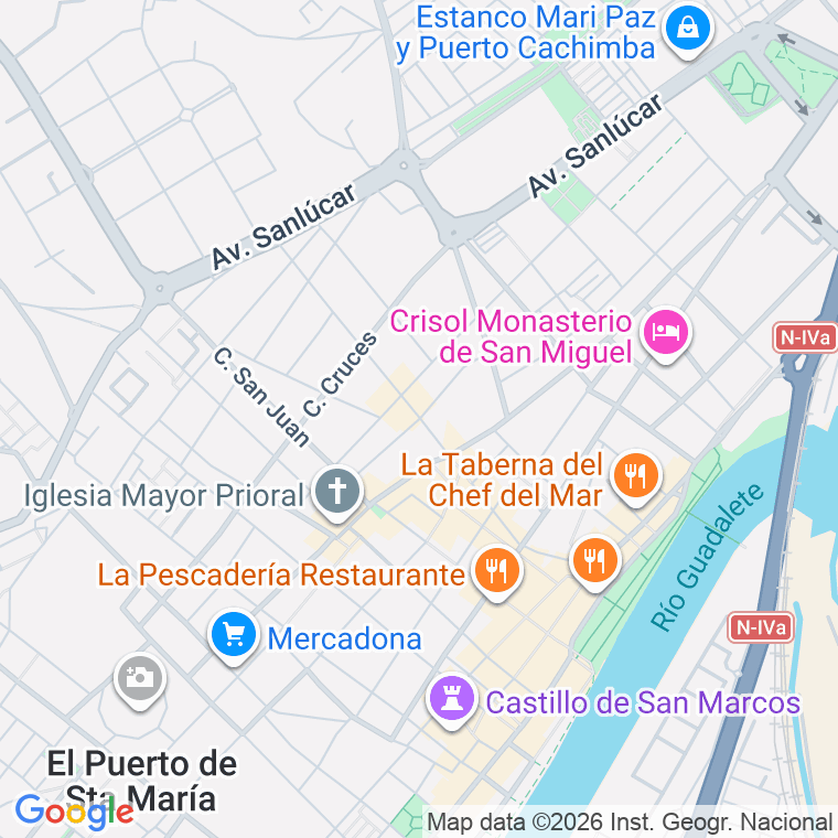 Código postal de Calle Ganado en Puerto de Sta Maria (el)