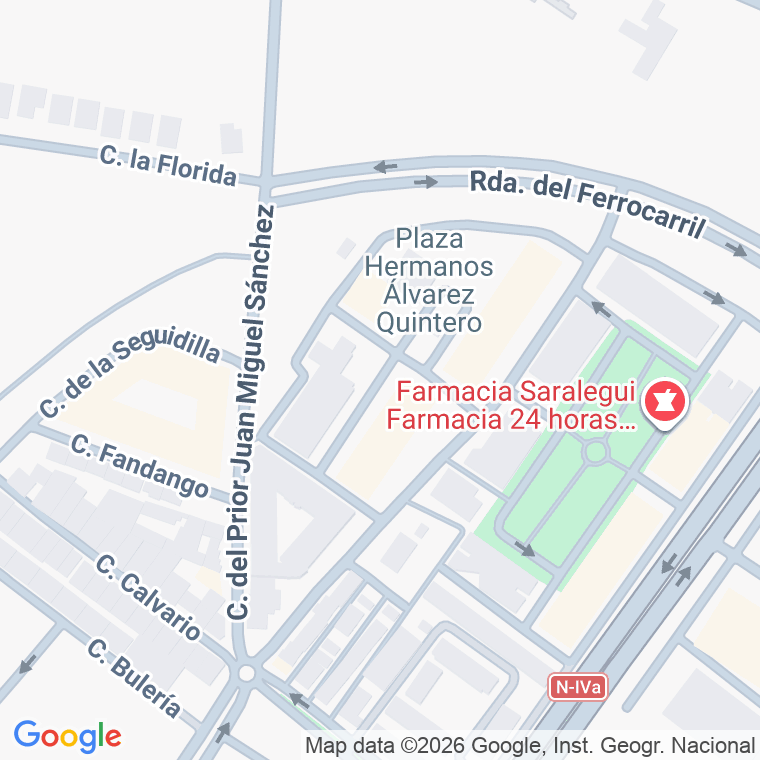 Código postal de Plaza Hermanos Alvarez Quintero en Puerto de Sta Maria (el)
