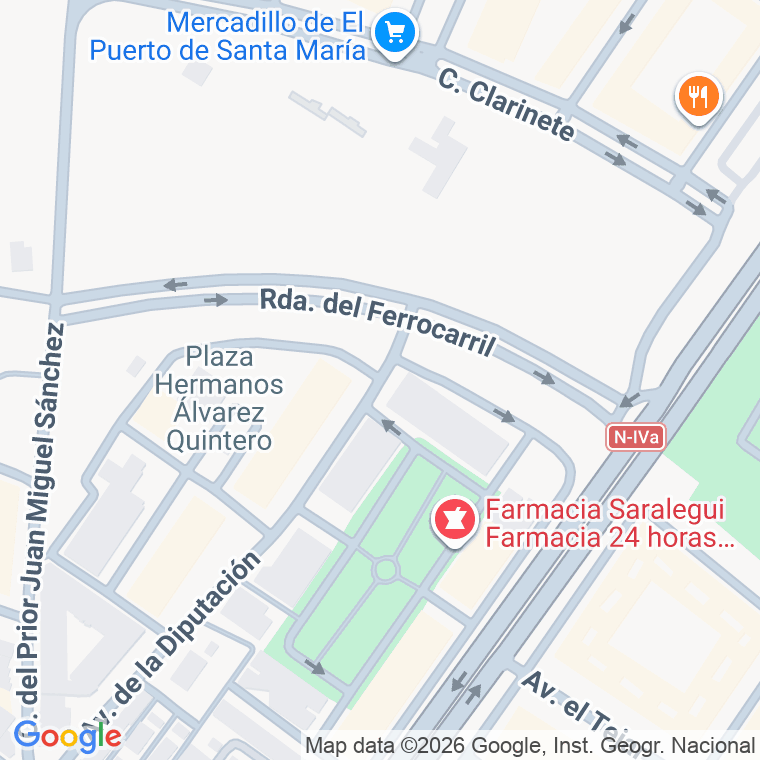 Código postal de Ronda Ferrocarril (del) en Puerto de Sta Maria (el)