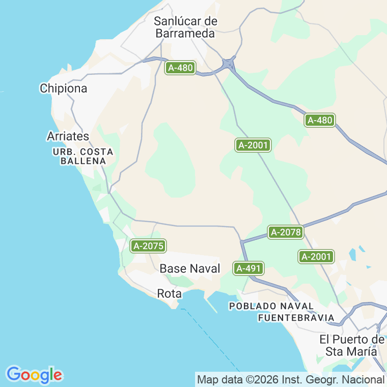 Código postal de Rincones en Cádiz