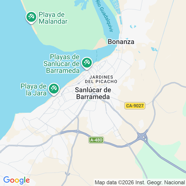 Código postal de Calle sin Nombre 105 en Sanlucar de Barrameda