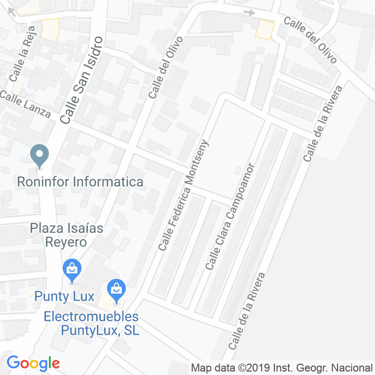 Código Postal calle Federica Montseny en Jerez de la Frontera