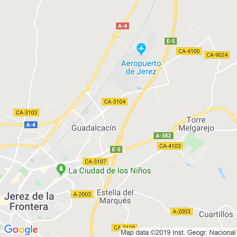 Código Postal calle Pinar, El   (Impares Del 1 Al Final)  (Pares Del 2 Al Final) en Jerez de la Frontera