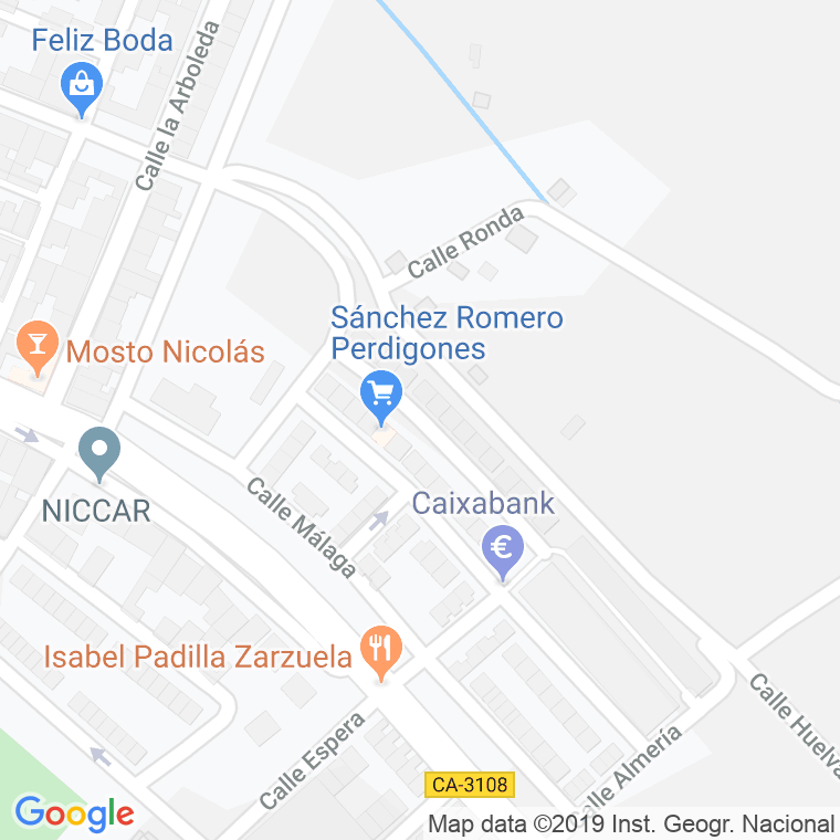 Código Postal calle Cades en Jerez de la Frontera