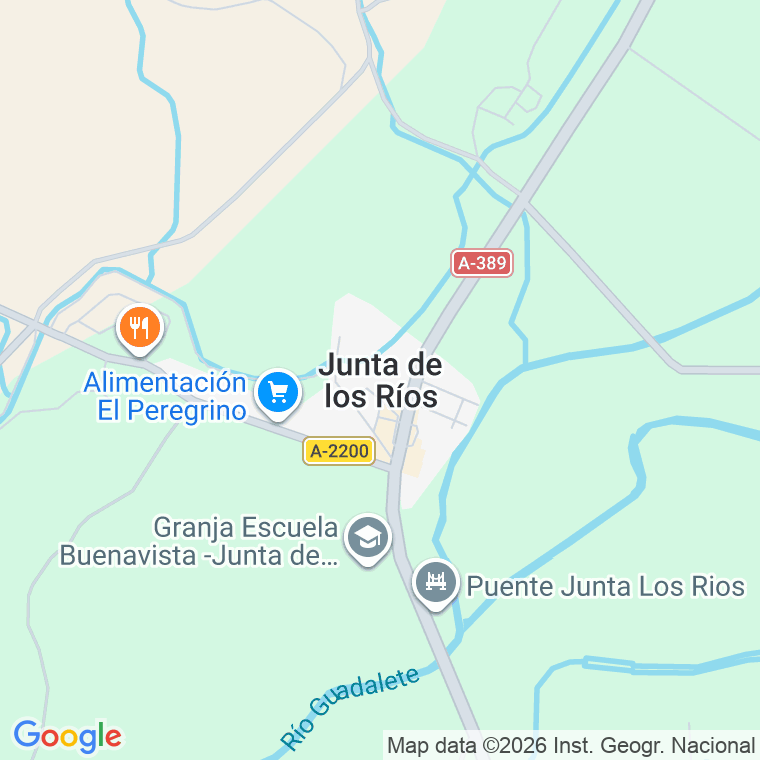 Código postal de Junta de los Rios en Cádiz