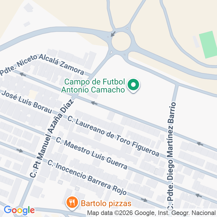Código postal de Calle Joaquin Vazquez Rodriguez en Arcos de la Frontera