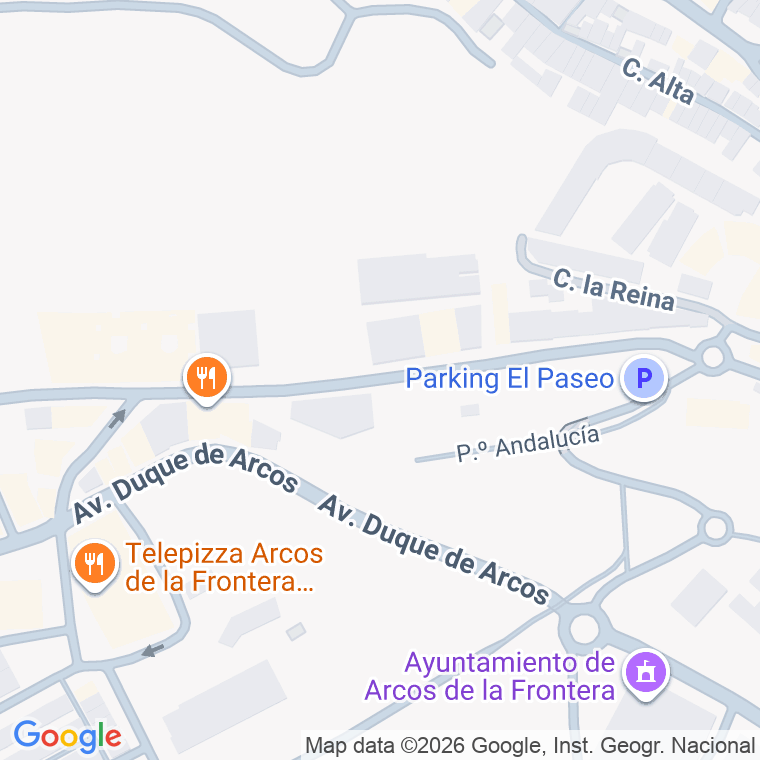 Código postal de Calle Muñoz Vazquez en Arcos de la Frontera