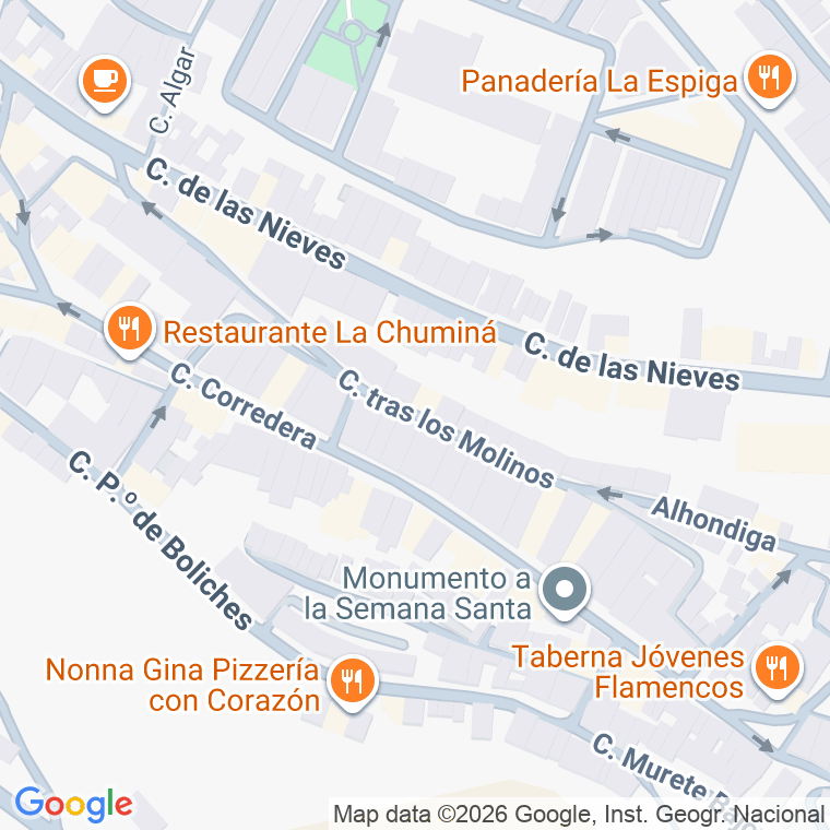 Código postal de Calle tras los Molinos en Arcos de la Frontera