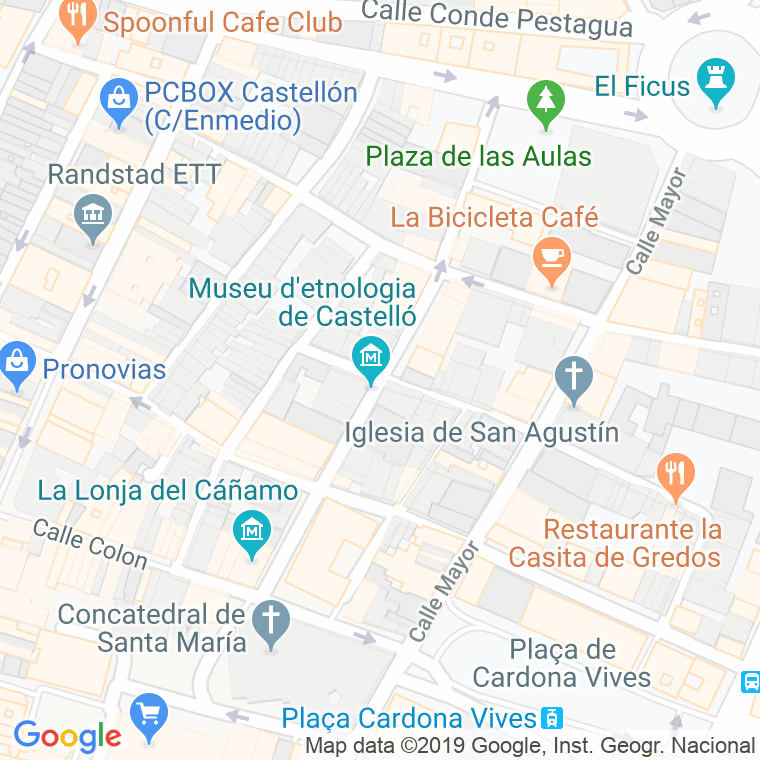 Código Postal calle Caballeros en Castelló de la Plana/Castellón de la Plana