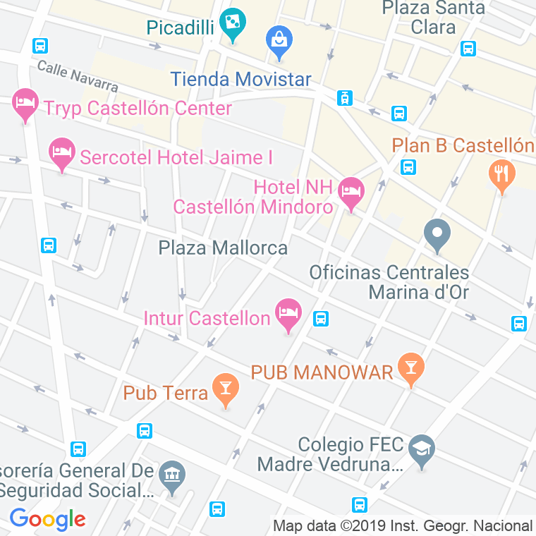 Código Postal calle Trinidad en Castelló de la Plana/Castellón de la Plana