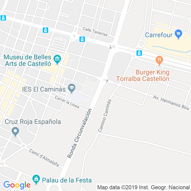 Código Postal calle Ginjols, Dels en Castelló de la Plana/Castellón de la Plana