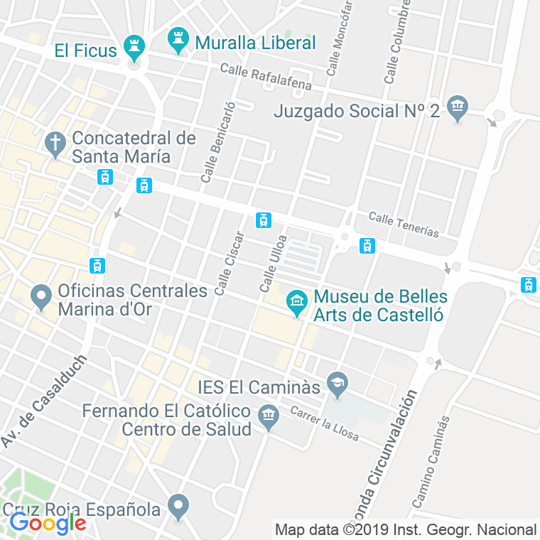 Código Postal calle Obispo Salinas en Castelló de la Plana/Castellón de la Plana