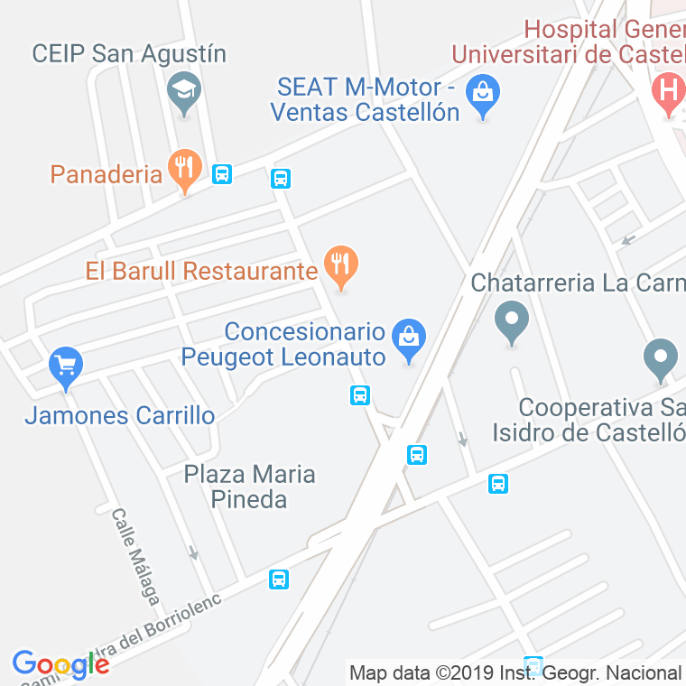 Código Postal calle Diputacion en Castelló de la Plana/Castellón de la Plana