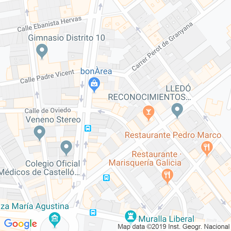 Código Postal calle Doctor Roux en Castelló de la Plana/Castellón de la Plana
