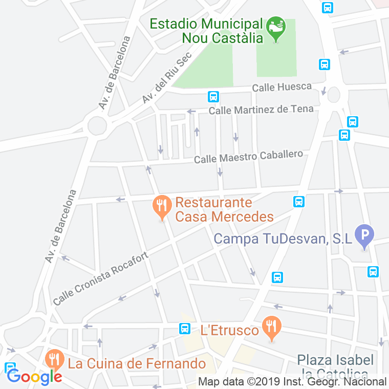 Código Postal calle Hermanos Vilafaña en Castelló de la Plana/Castellón de la Plana