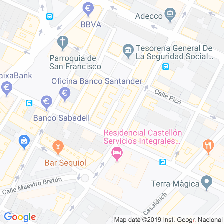Código Postal calle Girona en Castelló de la Plana/Castellón de la Plana