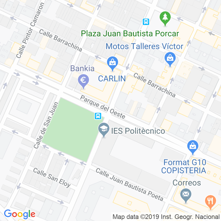 Código Postal calle Parque Censal en Castelló de la Plana/Castellón de la Plana