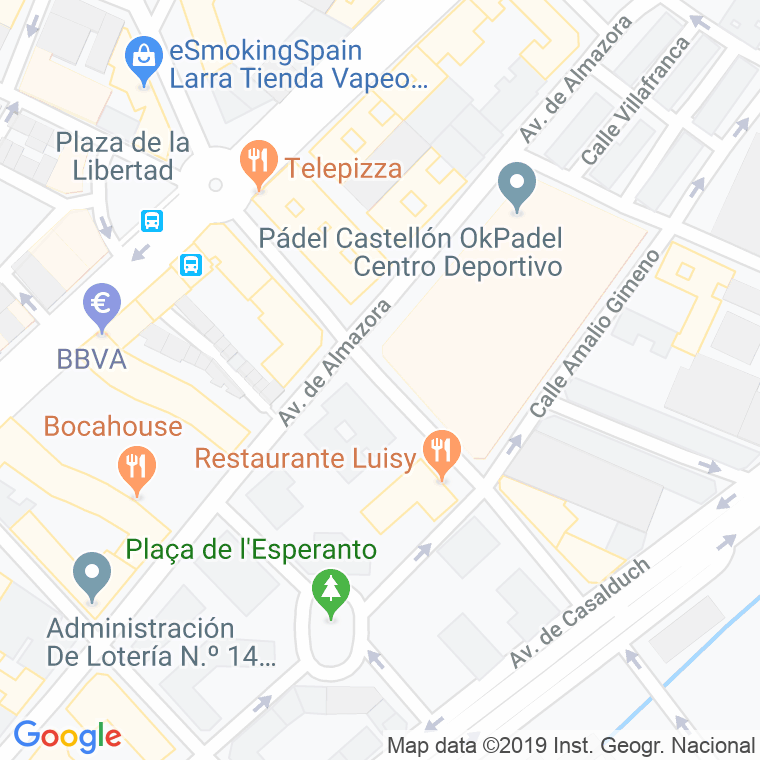 Código Postal calle Picaso en Castelló de la Plana/Castellón de la Plana