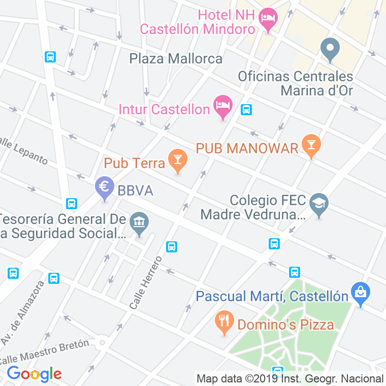 Código Postal calle Ramon Llull en Castelló de la Plana/Castellón de la Plana