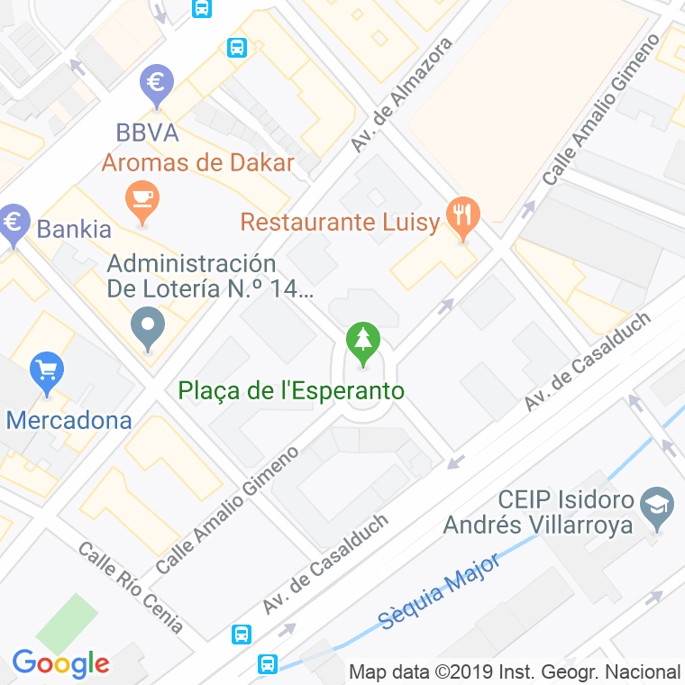Código Postal calle Rio Cuevas en Castelló de la Plana/Castellón de la Plana