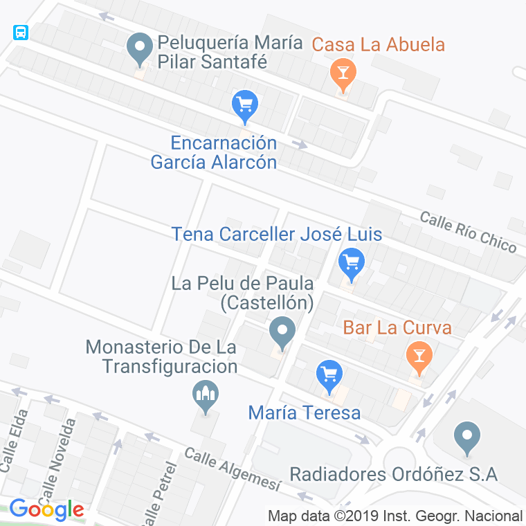 Código Postal calle Abeto, Del en Castelló de la Plana/Castellón de la Plana