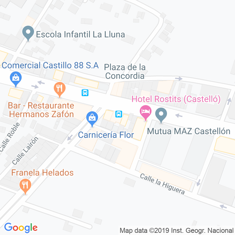Código Postal calle Alcora, cami en Castelló de la Plana/Castellón de la Plana