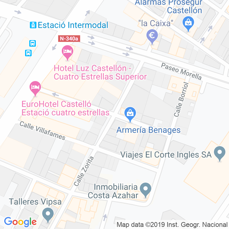 Código Postal calle Cabanes en Castelló de la Plana/Castellón de la Plana