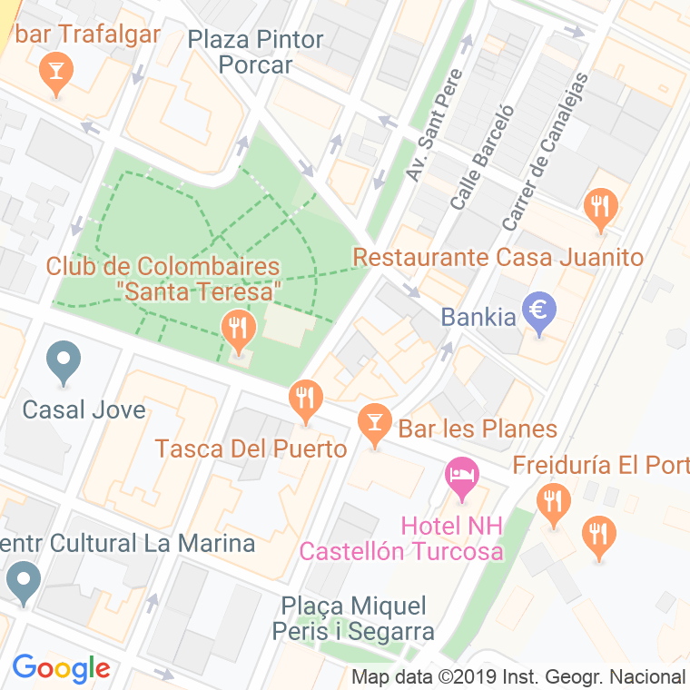 Código Postal calle Canarias (Grao, El) en Castelló de la Plana/Castellón de la Plana