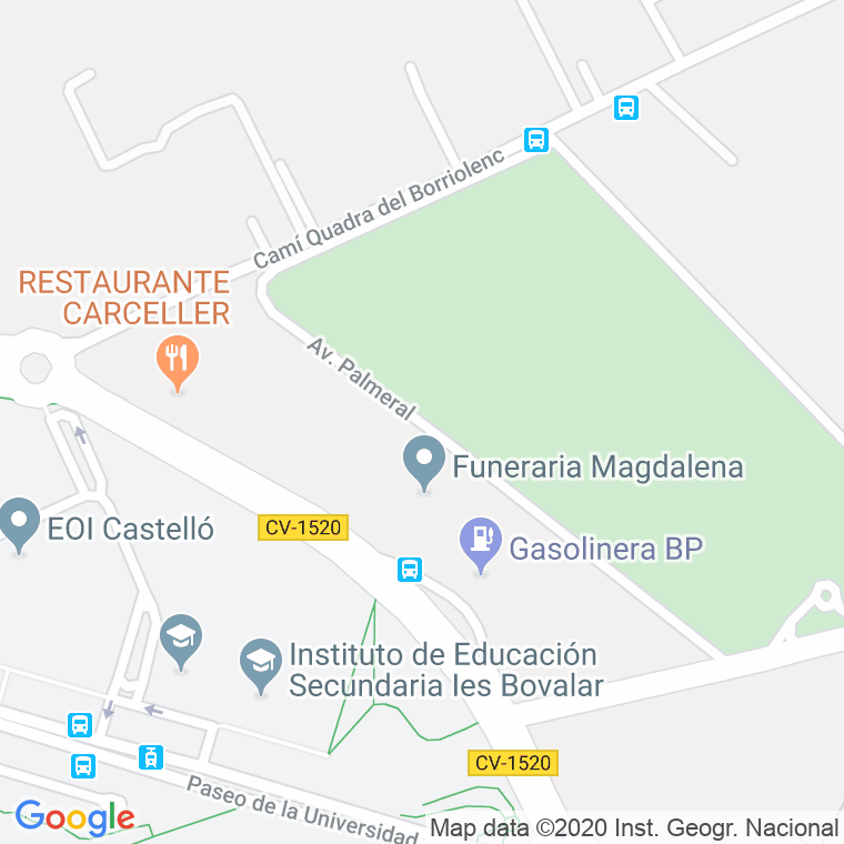 Código Postal calle Extramuros De Levante-palmeral (Grao, El) en Castelló de la Plana/Castellón de la Plana