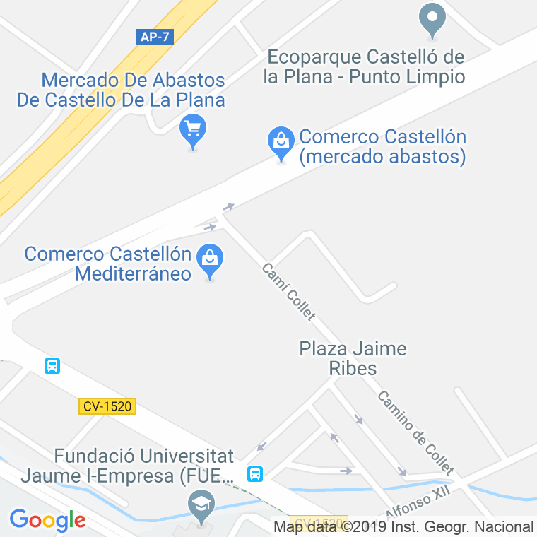 Código Postal calle Galeon, Del (Grao, El), cami en Castelló de la Plana/Castellón de la Plana