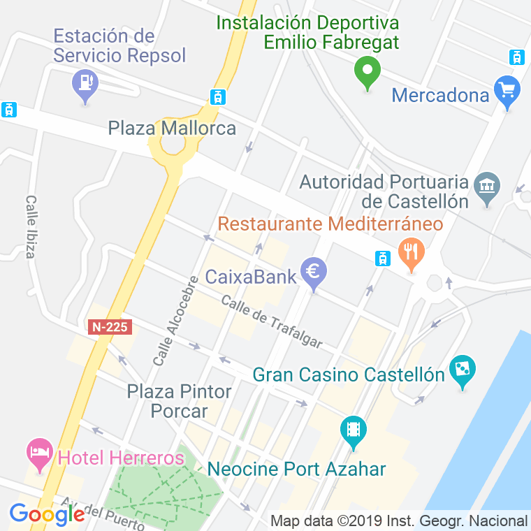 Código Postal calle Gravina (Grao, El) en Castelló de la Plana/Castellón de la Plana