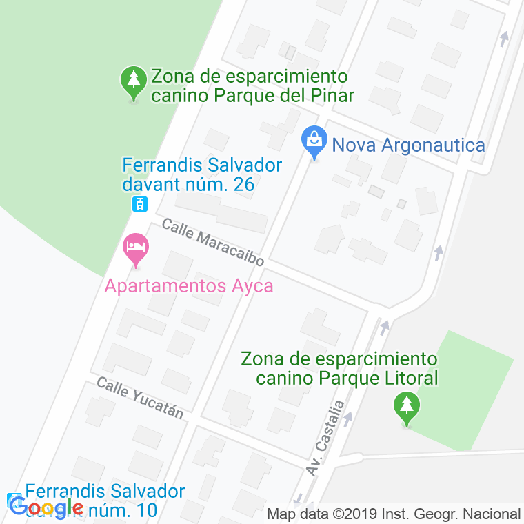 Código Postal calle Maracaibo (Grao, El) en Castelló de la Plana/Castellón de la Plana