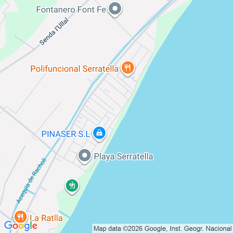 Código postal de Carre Alqueries, de Les en Poblados Maritimos