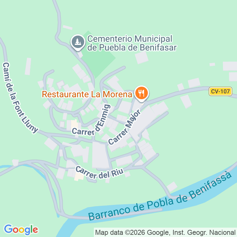 Código postal de Praje Plans de la Caritat (dels en Pobla de Benifassa (la)
