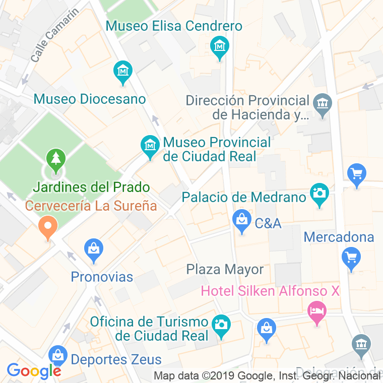 Código Postal calle Feria en Ciudad Real