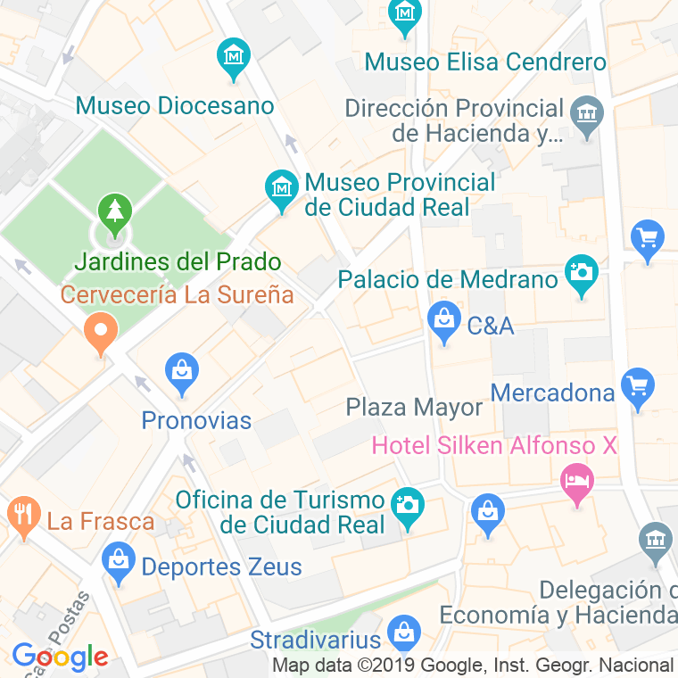Código Postal calle Mercado Viejo en Ciudad Real