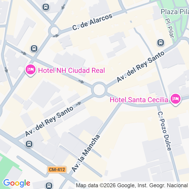 Código postal de Rey Santo, Avenida en Ciudad Real