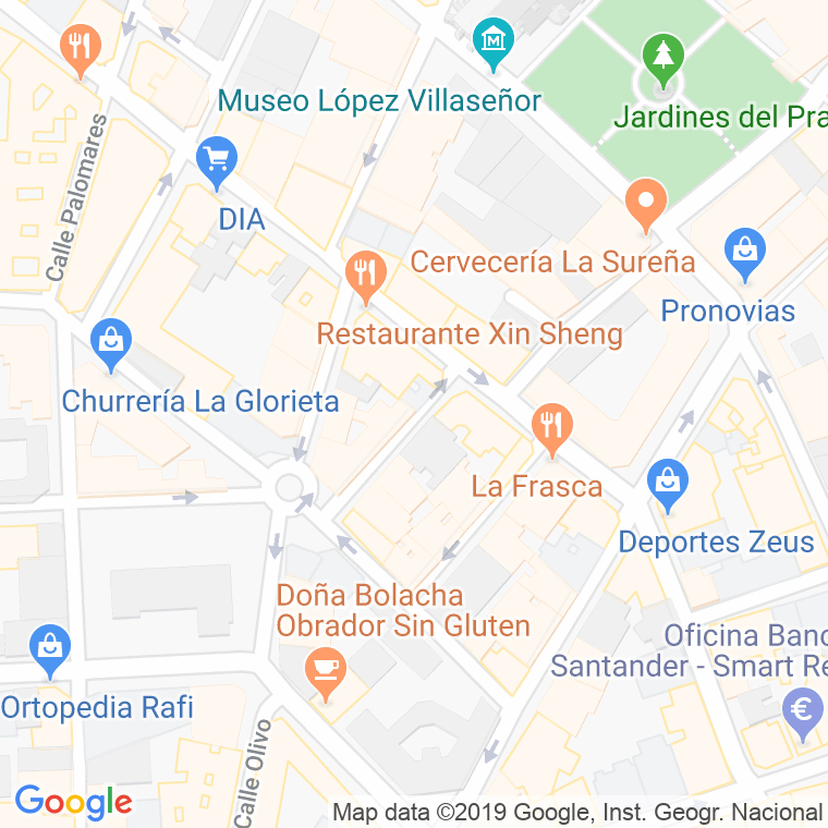 Código Postal calle Alamillo Alto en Ciudad Real