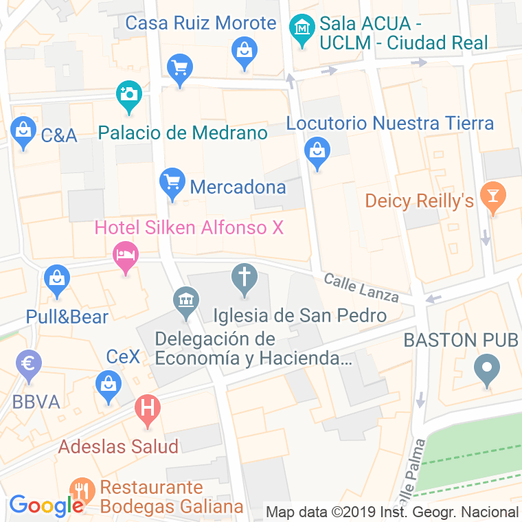 Código Postal calle Carlos Iii, glorieta en Ciudad Real