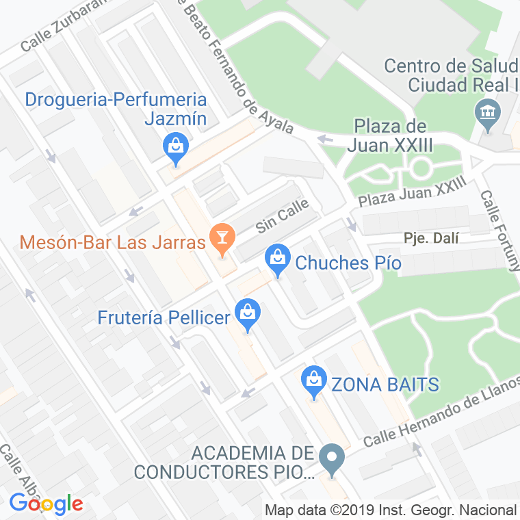 Código Postal calle Goya en Ciudad Real