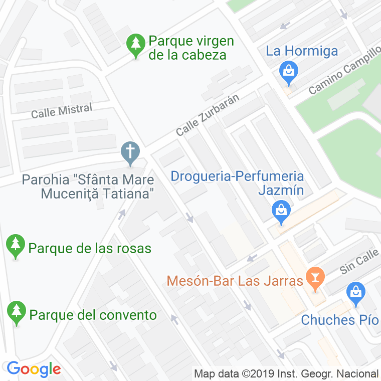 Código Postal calle Juan De Juanes en Ciudad Real