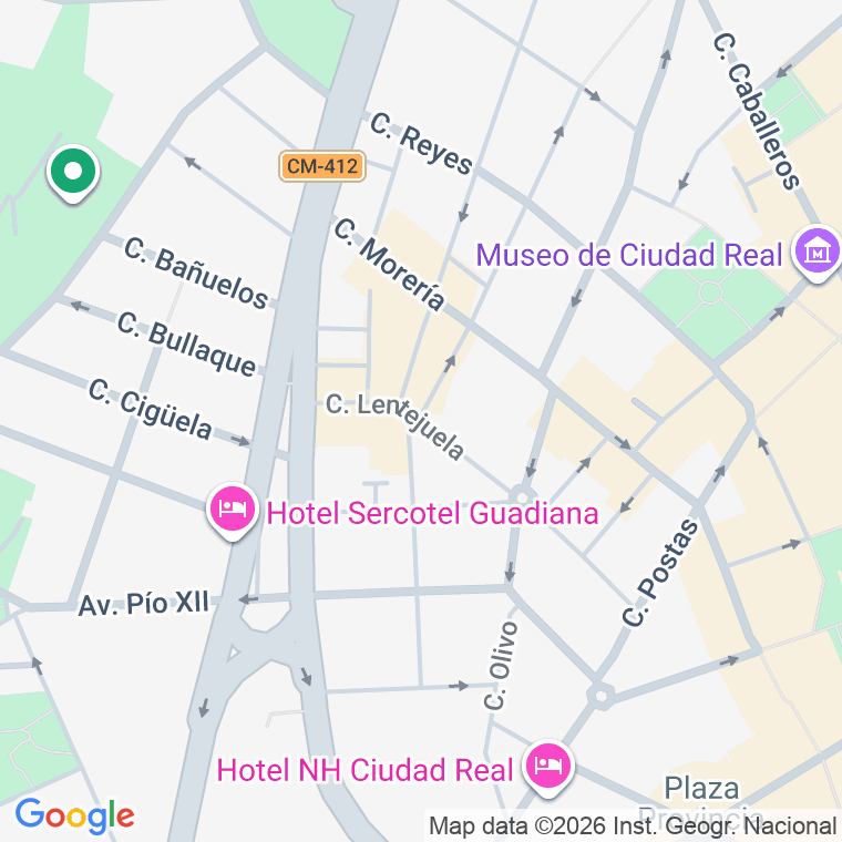 Código postal de Lentejuela en Ciudad Real