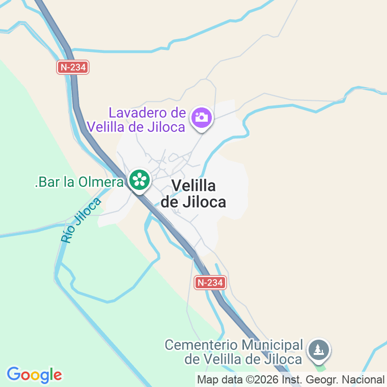Código postal de Velilla de Jiloca en Ciudad Real