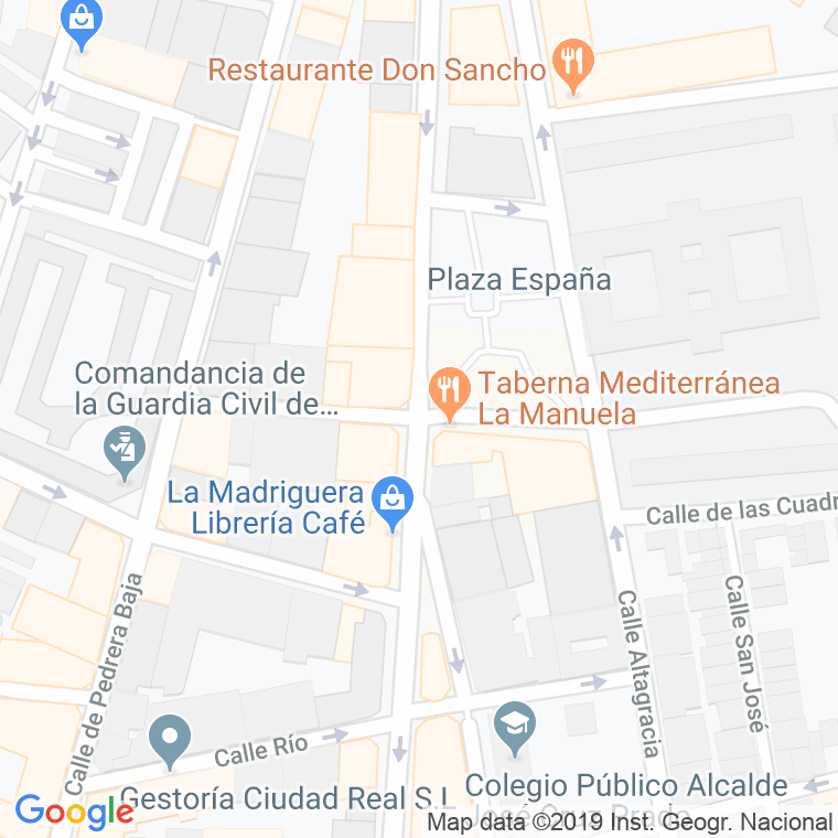 Código Postal calle Clavel en Ciudad Real