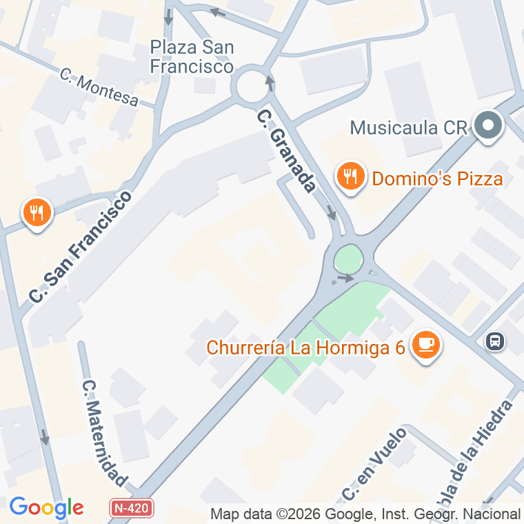 Código postal de Urb Residencial Alarcos en Ciudad Real