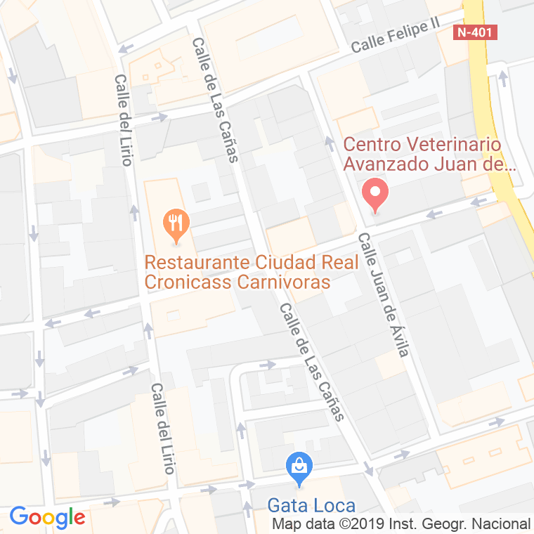 Código Postal calle Quevedo en Ciudad Real