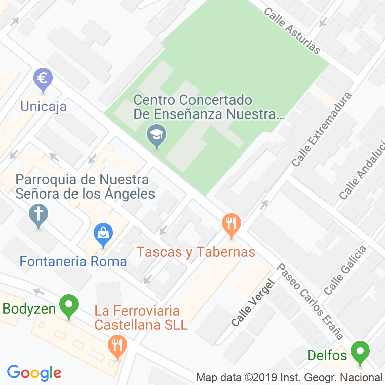 Código Postal calle San Gabriel en Ciudad Real